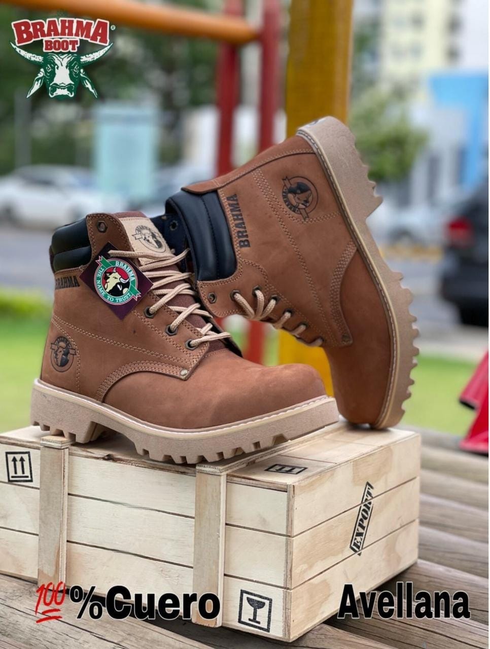 BOTA BRHM CLASICA CUERO + CAJA ⚜️