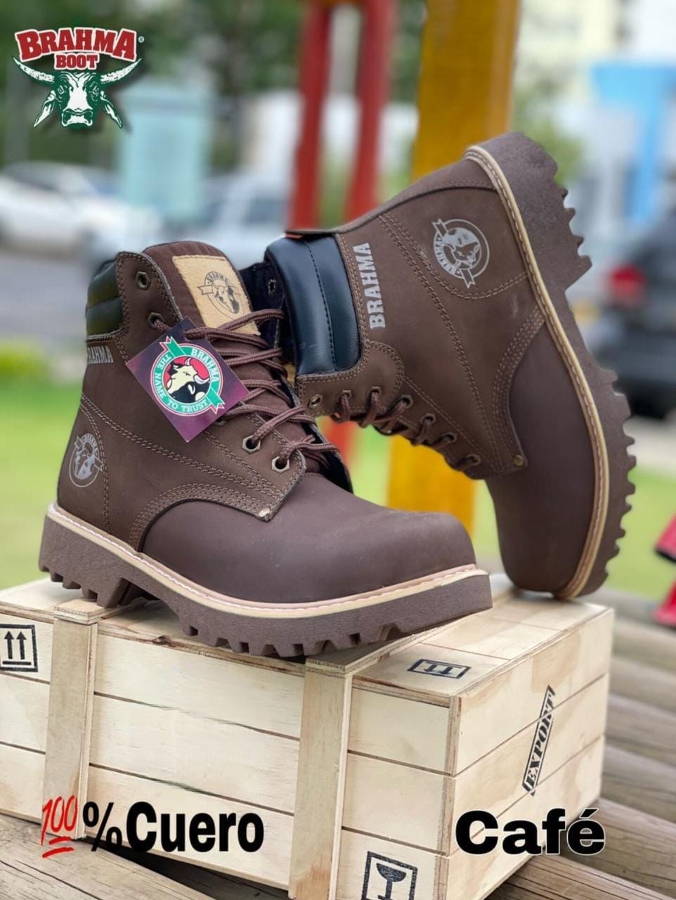 BOTA BRHM CLASICA CUERO + CAJA ⚜️